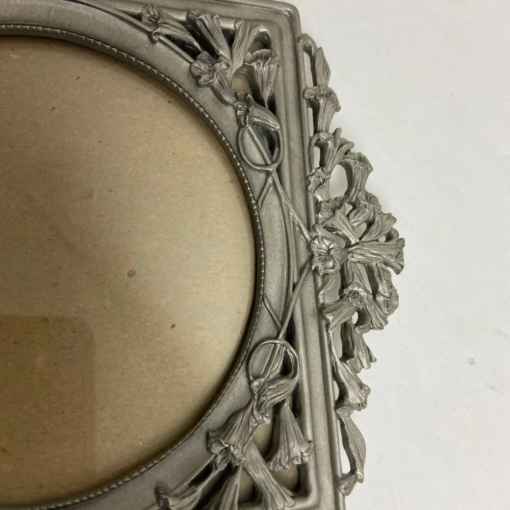Vintage 1990s Pewter frame by Seagull Heavy metal